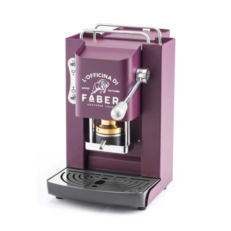 Máquina de café Pro Deluxe violeta roxo- prateado Máquina de café Pro Deluxe violeta roxo- prateado