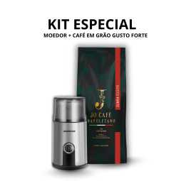 Especial kitMoedor + café em grão Gusto forte