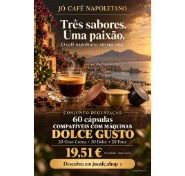 Conjunto Degustação — 60 Cápsulas Compatíveis com Máquinas Dolce Gusto