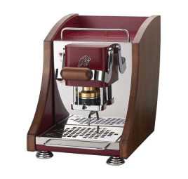 Máquina de café Mini agenta vermelho cereja