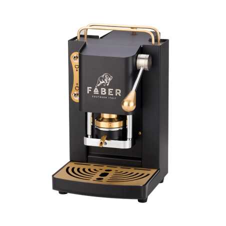 Máquina de café Mini Deluxe preto fosco - dourado
