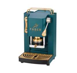 Máquina de café Mini Deluxe verde Britanico - dourado