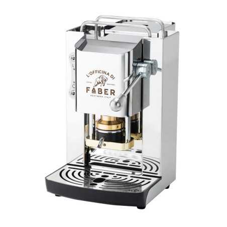Máquina de café Pro Deluxe aço inoxidável- prateado