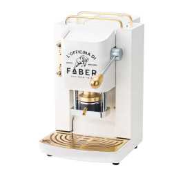 Máquina de café Pro Deluxe branco puro - Dourado