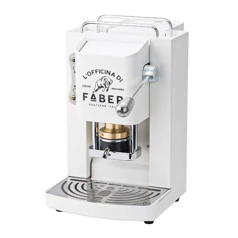 Máquina de café Pro Deluxe branco puro- prateado