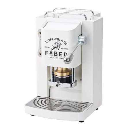Máquina de café Pro Deluxe branco puro- prateado