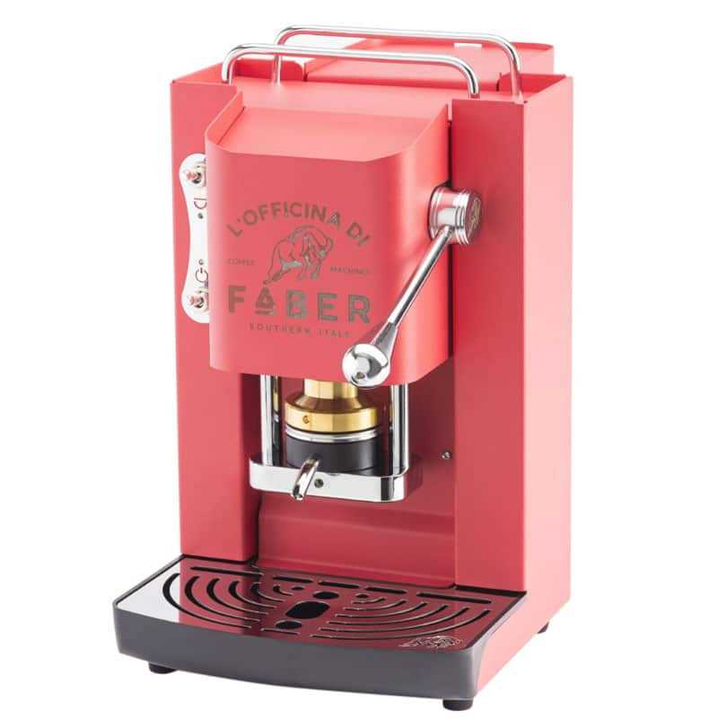 Máquina de café Pro Deluxe curral rosa - prateado Máquina de café Pro Deluxe curral rosa - prateado