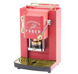 Máquina de café Pro Deluxe rosa coral - dourado