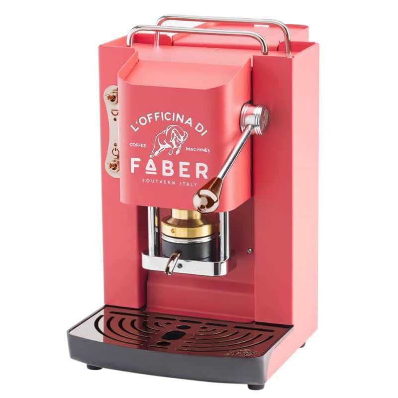 Máquina de café Pro Deluxe rosa coral - Dourado ramada Máquina de café Pro Deluxe rosa coral - Dourado ramada