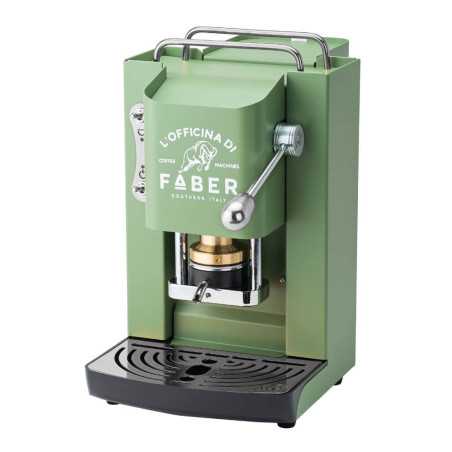 Máquina de café Pro Deluxe verde acido - prateado