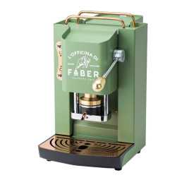 Máquina de café Pro Deluxe verde acído- dourado